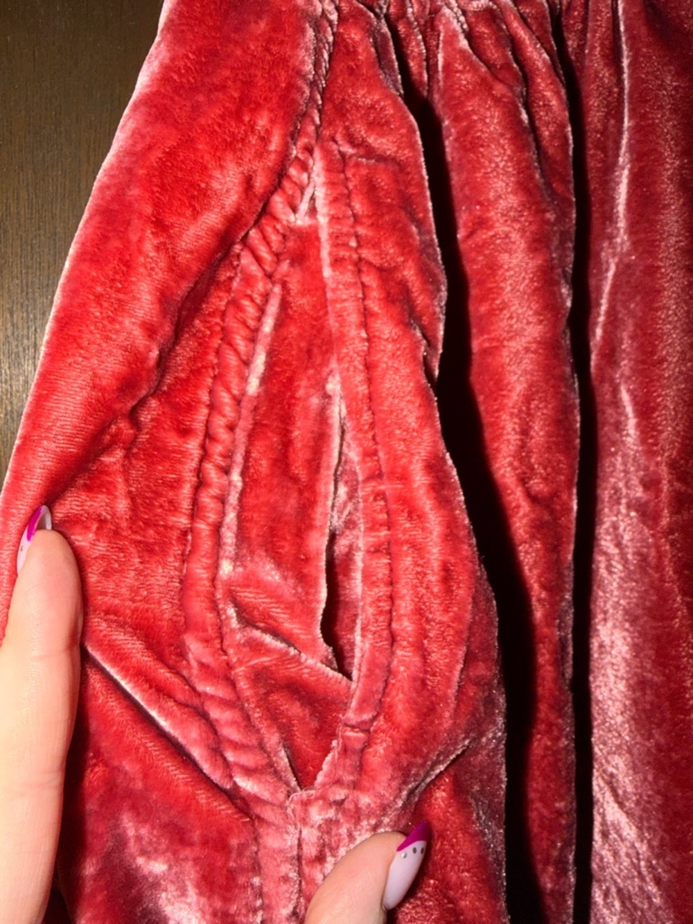 Free People Velvet Deep V Mini Dress - Picture 5 of 8